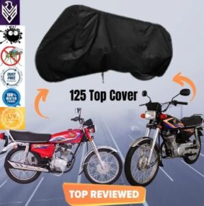 BIKE COVER 7X5ft Motorcycles PVC Coated Waterproof Cover UV Protector Rain Dustproof cover UNIVERSAL HONDA CG125