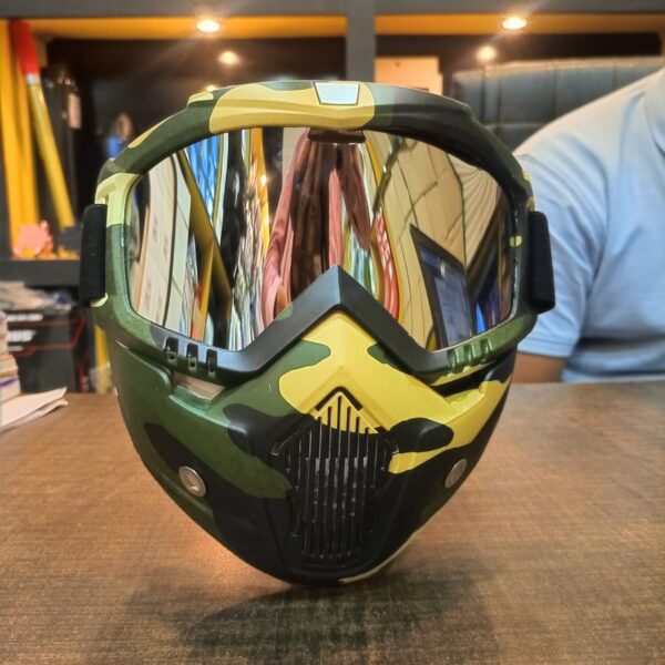 Motocross Face Mask Goggles With Dust Mask