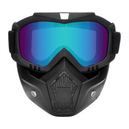Motocross Face Mask Goggles With Dust Mask