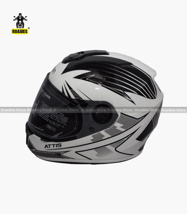 Steelbird HI-GN Men Vision Decal Attis Glossy White