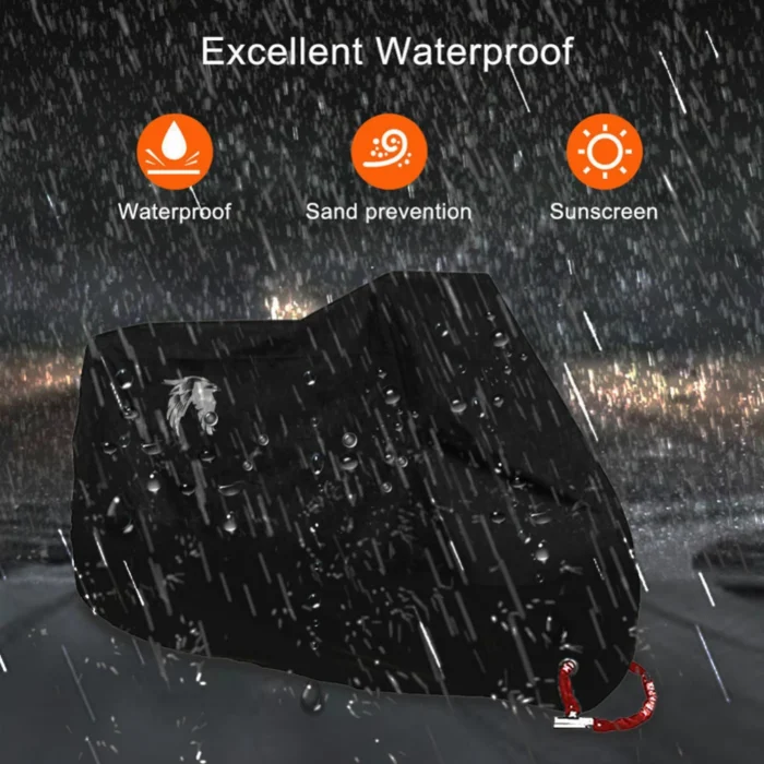 BIKE COVER 8X5 Motorcycles PVC Coated Waterproof Cover UV Protector Rain Dustproof cover UNIVERSAL YAMAHA HONDA SUZUKI DERBI BENELLI