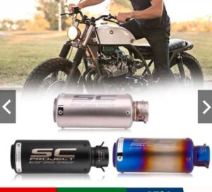 Exhaust SC Project Benelli For All Motorbikes Black Silver Titanium