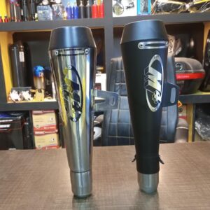 M4 Exhaust Black Silver Titanium For All Motorcycles