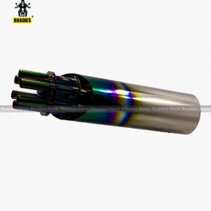 Titanium Machine Gun Motorcycle Exhaust For Bikes