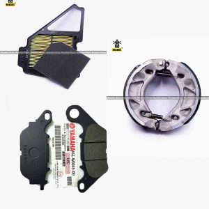 Power Pack 3 YBR-G Air Filter Disk Pad & Brake shoe