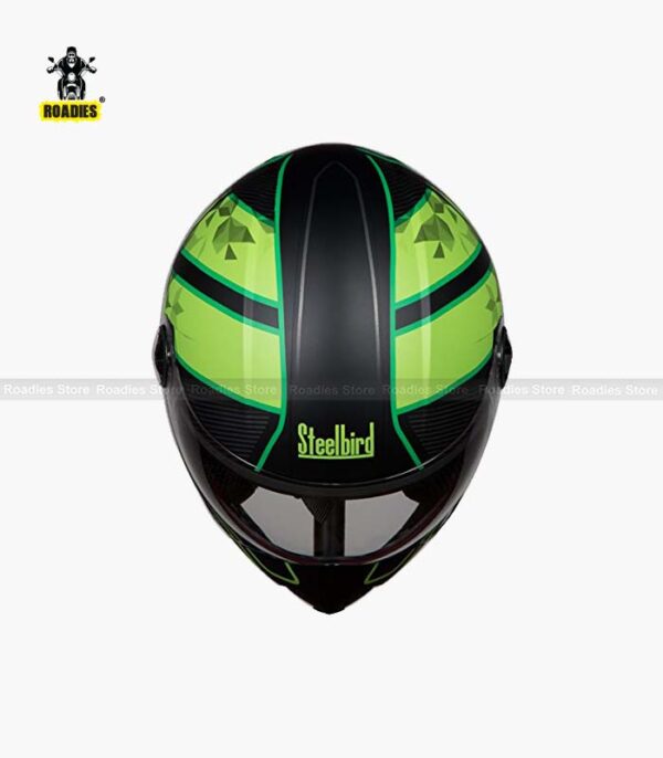 STEELBIRD Adonis Majestic Matt Black With Green