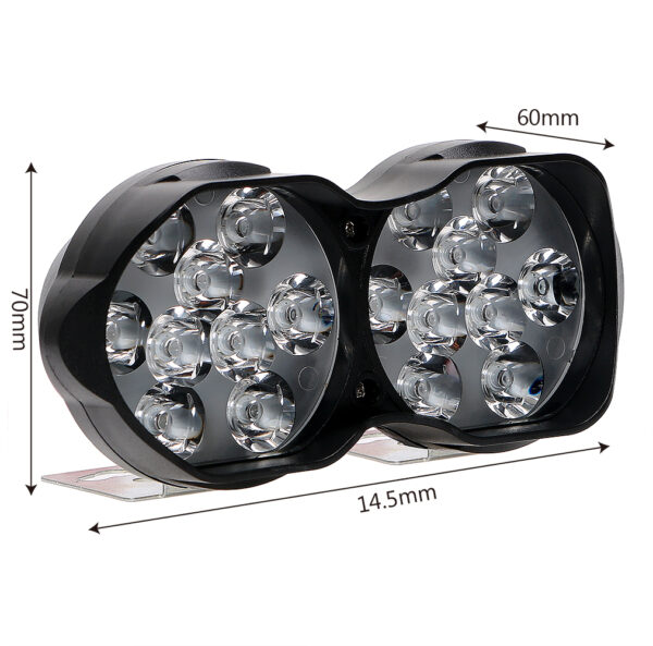 Universal 18 LEDs Lights For Motorbike 30 Watt 3000LM