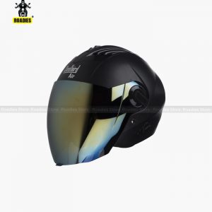 STEELBIRD AIR SBA-3 DASHING BLACK OPEN FACE HELMET