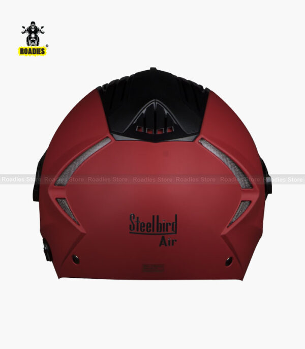 STEELBIRD AIR SBA-3 DASHING RED OPEN FACE HELMET