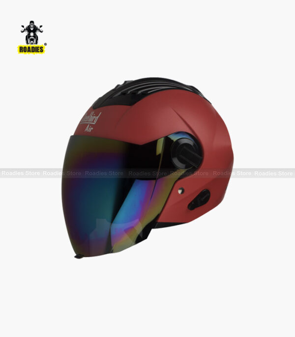 STEELBIRD AIR SBA-3 DASHING RED OPEN FACE HELMET