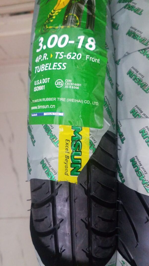 TubeLess Tyre Timsun 3.00-18 TS-620