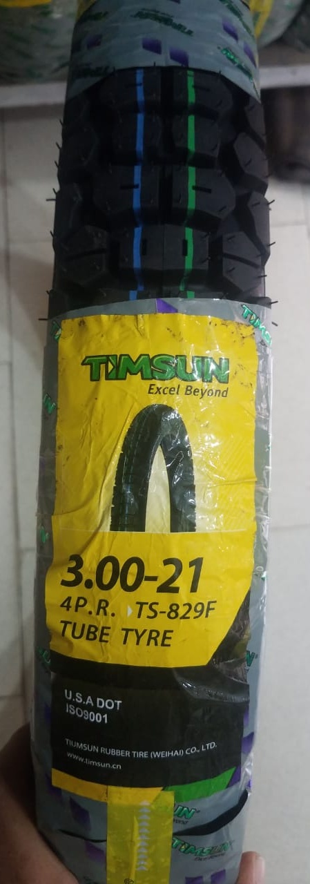Tube Type Timsun 3.00-21 Tyre TS-829F