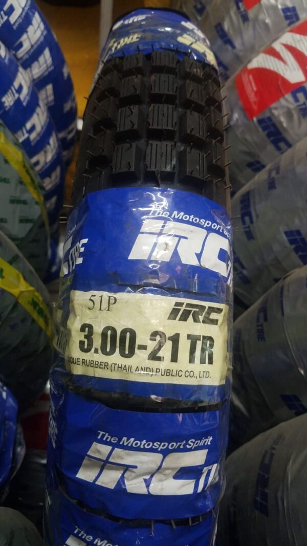 IRC 3.00-21 TR Dual Purpose 51P Tyre