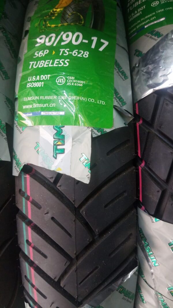 TubeLess Tyre Timsun 90-90-17 TS-628