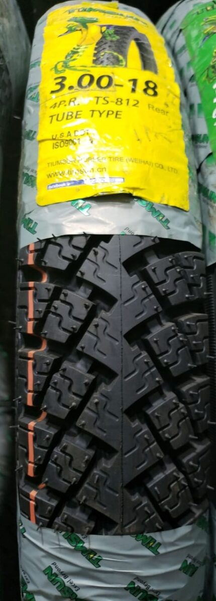 Tube Type Timsun 3.00-18 Tyre TS-812