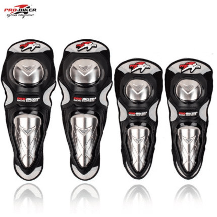 PROBIKER Knee & Elbow Metallic Guards HX-P19