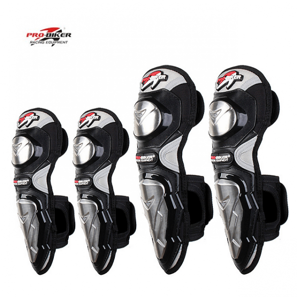 PROBIKER Knee & Elbow Metallic Guards HX-P19