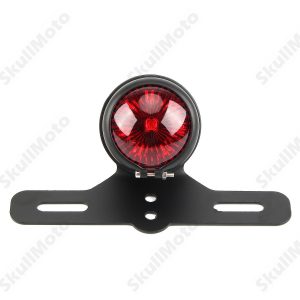 Motorcycle Universal Cafe racer Back Tail Rear LED Light Round