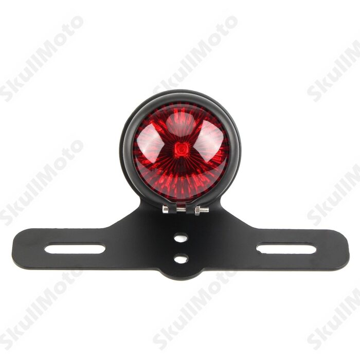 Motorcycle Universal Cafe racer Back Tail Rear LED Light Round