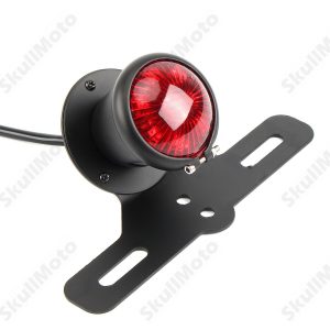 Motorcycle Universal Cafe racer Back Tail Rear LED Light Round