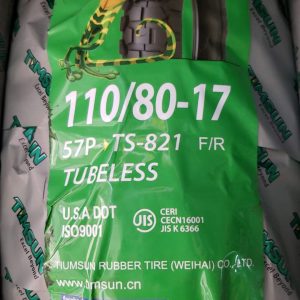 Timsun Tubeless Tyre 110-80-17 TS-821 Tire