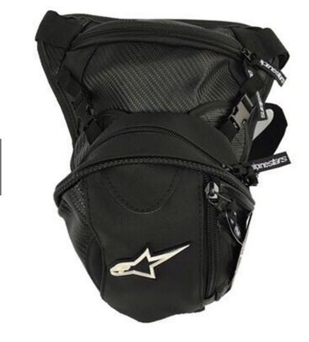 Dainese Thigh Drop Leg / Waist Bag Black Motorcycle Lightweight Travel -  NEW | eBay