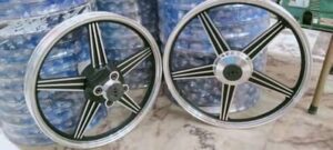 Honda CG125 Aluminum Alloy 17 inch 18 inch Motorcycle Front Rear Rims with Complete Fitting