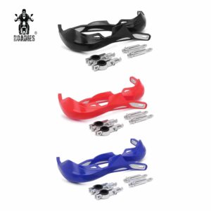 Universal Motorcycle Hand guards Plastic With Inner Aluminum Protector for Motorbike 7/8" (22mm-28mm) Handlebar Pair