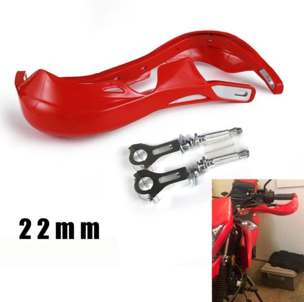 Universal Motorcycle Hand guards Plastic With Inner Aluminum Protector for Motorbike 78 (22mm-28mm) Handlebar Pair
