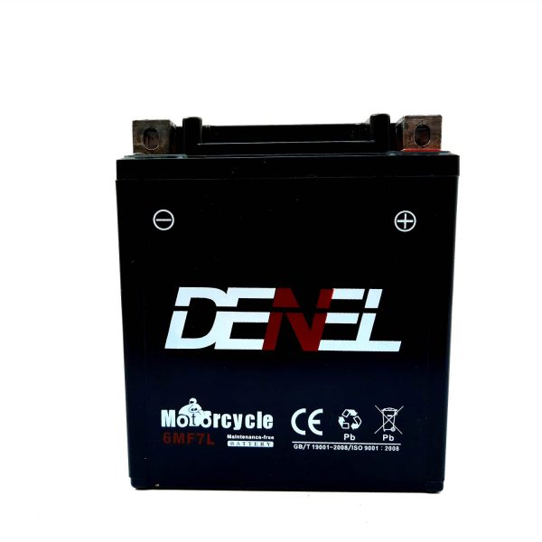 DENEL Dry battery Universal 12v 7amp For Yamaha YBR125 Suzuki GR GS 150 Honda CB150F Benelli TNT25