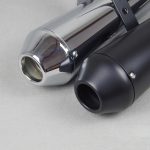 Motorcycle Vintage Cafe Racer Slip-on Exhaust Classic Brat Chopper bobber for Royal Enfield and Harley Muffler E05