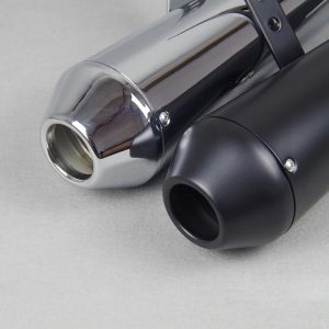 Motorcycle Vintage Cafe Racer Slip-on Exhaust Classic Brat Chopper bobber for Royal Enfield and Harley Muffler E05