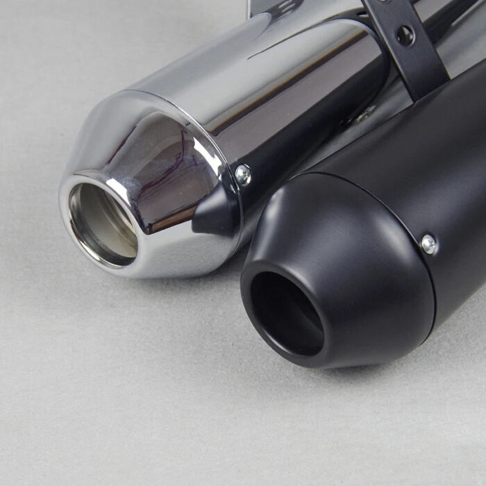 Motorcycle Vintage Cafe Racer Slip-on Exhaust Classic Brat Chopper bobber for Royal Enfield and Harley Muffler E05