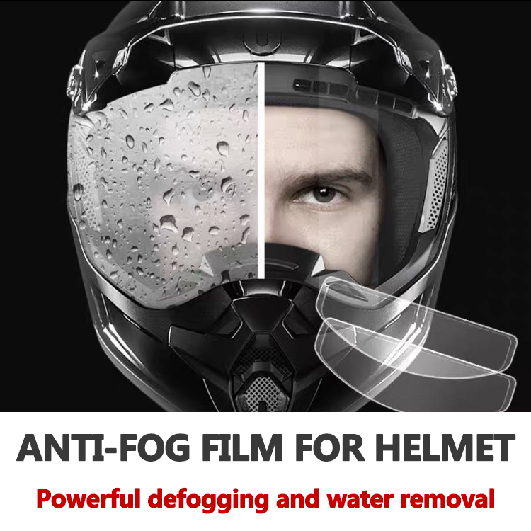 Universal SOMAN Motorcycle Helmet Anti Fog Shield Lens Film Sticker - Roadies Store
