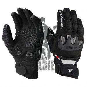 Komine GK-220 Summer Mesh Motorcycle Gloves 3D Protect