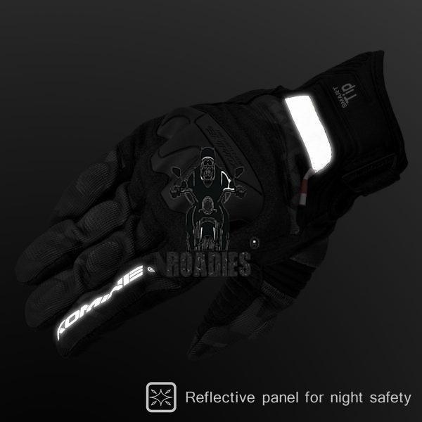 Komine GK-220 Summer Mesh Motorcycle Gloves 3D Protect