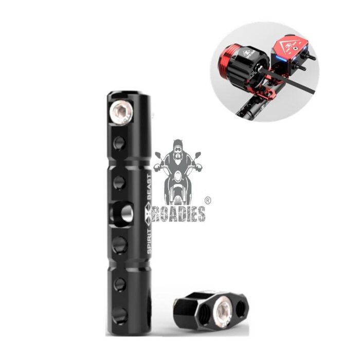 CNC Aluminum Motorcycle Multi-function Extension Rod Mirror Lights Mount Expansion Bracket L2