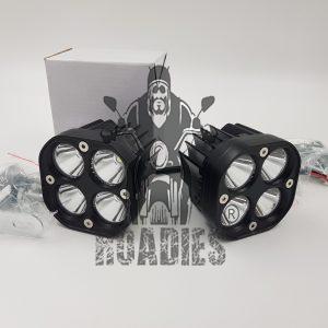 Hi Powered LED lights for external installation as fog lamps on your motorcycle.