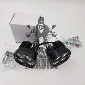 Hi Powered LED lights for external installation as fog lamps on your motorcycle.