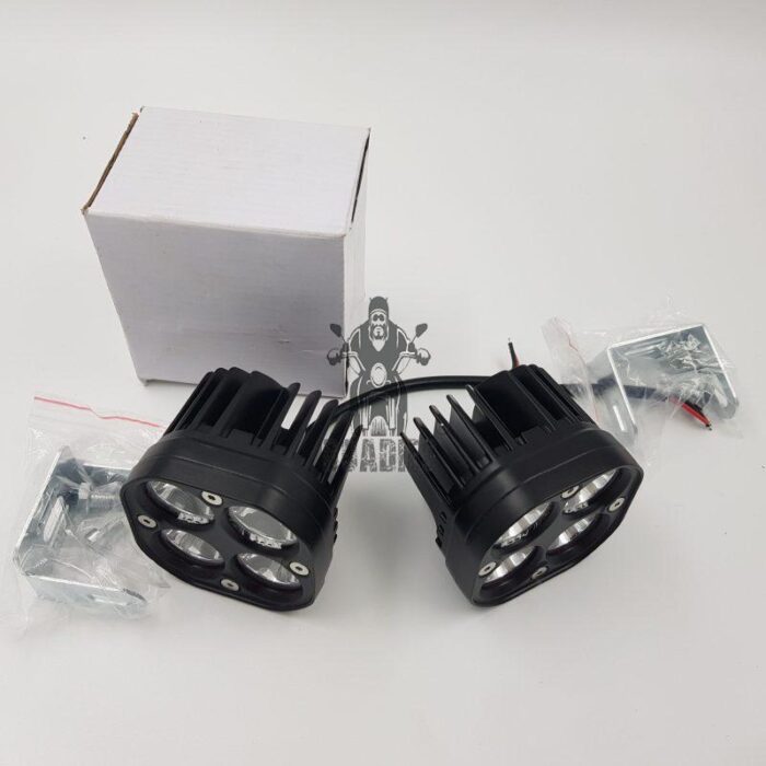 Hi Powered LED lights for external installation as fog lamps on your motorcycle.
