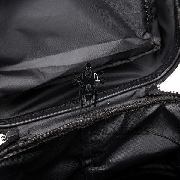 Laico Bear | Motocentric Diamond Hardshell Tail bag | Helmet Bag Hard Shell Waterproof Motorbike Rear Bag