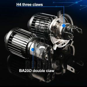 Projector LED Light H4 3 Claws and BA20D Double Claw