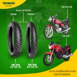 Timsun Tubeless Dual Sport Fat Tires Set For Suzuki GS150SE Honda CB150F Discount Package
