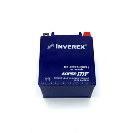 Motorcycle Inverex Battery 7AH 12V Maintenance Free
