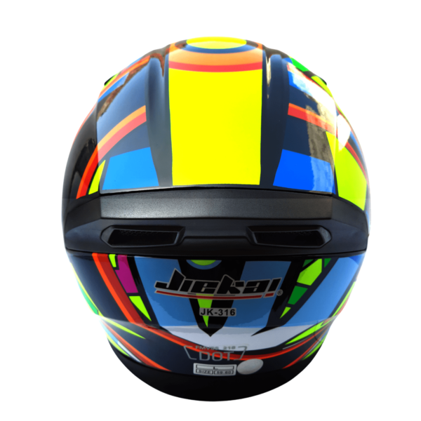 JIEKAI JK-316 A6 VR46 Full Face Dual Visor Helmet DOT CERTIFIED