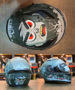 JIEKAI JK-316 SAVAGE Full Face Dual Visor Helmet DOT CERTIFIED