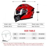 JIEKAI JK-902 Q7-93 Uplift Dual Visor Helmet DOT Roadies Pakistan