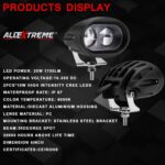 KMM External Fish Eye Lens Oval LED Light