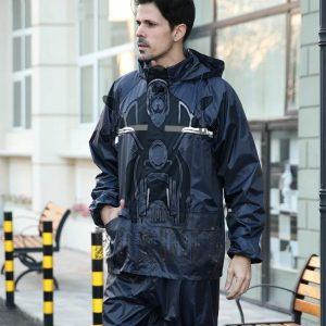 Motorcycle Waterproof Conjoined Rain Suit