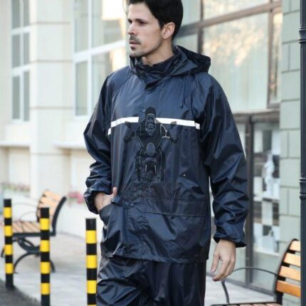 Motorcycle Waterproof Conjoined Rain Suit